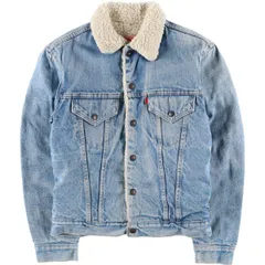 古着 70年代 リーバイス Levi's デニムボアジャケット メンズM相当 ヴィンテージ/eaa515891