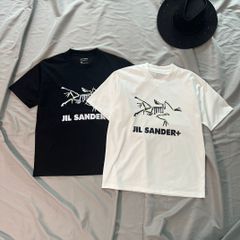 【 JIL SANDER✖Arcteryx】新品 アークテリクス ジルサンダー ２色選択可能 大人気 おしゃれ Tシャツ 男女兼用 半袖 ZXC223