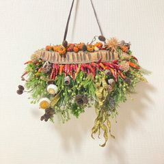 創作スワッグ ワイルドフラワー＆バンクシア パラレル - メルカリ