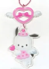 【中古】キーホルダー ポチャッコ 「サンリオキャラクターズ 夢見るエンジェルデザインシリーズ シークレットアクキー」