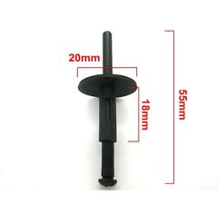 BMW/MINI プラスチックリベット クリップ 6個セット 51717002953.51777171004 フェンダーライナー