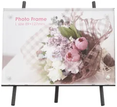 ナカバヤシ スタンドフォトフレーム L判1段