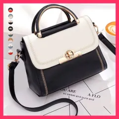 【スタッフおすすめ！】 3way配色ミニショルダーバッグ 手提げ 上品合皮カバンOL/大人スクエアバッグ/きれいめ鞄春夏秋冬 レディース 韓国 斜め掛けバッグ PU おすすめ おしゃれ　人気 上品 84MEID-001