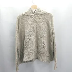 ◇ ⊇ Ungrid アングリッド 綿100% 長袖 パーカー サイズF グレージュ レディース E  【1503310009552】