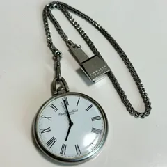 【送料無料】CITIZEN/シチズン/Pocket Watch/ポケットウォッチ/21石/懐中時計/手巻き式/シルバー/ホワイト/動作品/稼働品