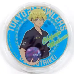 【中古】食器 松野千冬 アクリルコースター 描き下ろし ボーラーズver. 「東京リベンジャーズ×ラウンドワン キャンペーン! 第1弾」 コラボドリンク注文特典