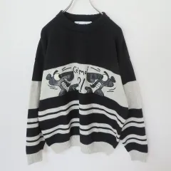 カステルバジャック Castelbajac イタリア製 ニット セーター 刺繍 x908855ss