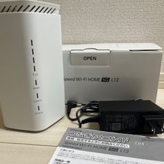 ◆美品◆Speed WiFi HOME 5G L12 箱・説明書あり