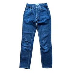 MOUSSY MVS SKINNY レディースS サイズ25 日本製 スリム テーパードデニム マウジー