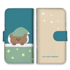 iPhone12 Pro Max ケース 手帳型 アイフォン12 プロマックス スマホケース 携帯ケース クマ くまさん テディベア パンケーキ 飛行機 イラスト かわいい ブルー ベージュ 韓国  スマホカバー カラー02