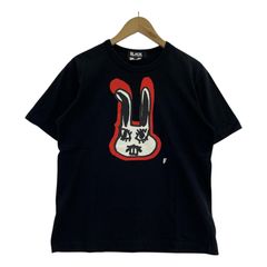 BLACK COMME des GARCONS プリントSSTEE L ブラック