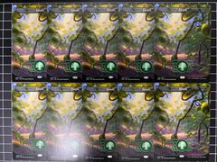 Mtg シングル: 　Forest 10枚セット　Unfinity アンフィニティ