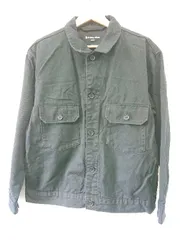 ◇ Θ GLOBAL WORK グローバルワーク コットン100％ 長袖 Gジャン デニム ジャケット サイズM ブラック系 メンズ E  【1507160005511】