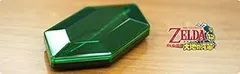 Nintendo DS ソフト ゼルダの伝説 大地の汽笛 予約 羽根ペン型オリジナル透明タッチペン ルピー型特製ケース