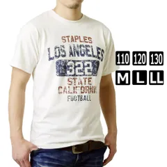 Ｔシャツ 《20-4オフホワイト》 新品 未使用 メンズ レディース キッズ 子供服 110cm 120cm 130cm アメカジプリント ロゴ ストリート Ｔシャツ 【A1Z】【メール便2】 ファッション