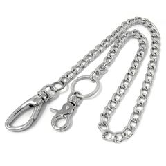 [New] [SWP] Men's Wallet Chain Keychain Silver jdw-003 1