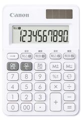 【特価商品】10桁 ミニミニ卓上サイズ LS-100WT-SW カラフル電卓 W税機能搭載 キヤノン