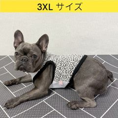 メルカリ フレブル服  3XL ヒョウ柄 タンクトップ レオパード 中型犬 大型犬 フレンチブルドッグ パグ  夏 doggystar ドッギースター