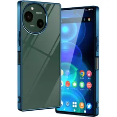 【在庫処分】アクオスR9 SH-51E ケース ケース 透明 耐衝撃 SH51E スマホケース クリア カバー R9 TPU AQUOS ストラップホール付き（AQUOSR9ブルー）のサムネイル