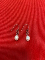 淡水パールピアス　7mm玉