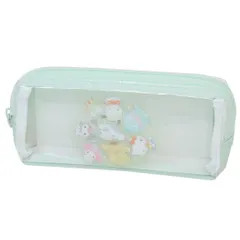 サンリオキャラクターズ ペンポーチ ツインファスナーペンケース ゆるっとお花畑 サンリオ カミオジャパン 筆箱 新学期準備文具 かわいい キャラクター グッズ 