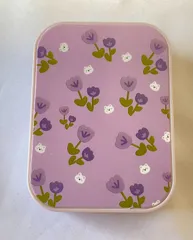 【新品】ソフトコンタクトレンズケース 持ち運び収納ケース 花柄その2のサムネイル