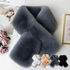 マフラー ティペット モコモコ ふわふわ 暖か 簡単 可愛い お洒落 あったか 防寒 ネックウォーマー プチプラ 秋 冬 春 ⚫︎grey⚫︎ 【送料無料】 【数量限定】 【安心/安全・追跡可能配送】 ♣