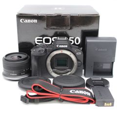 ■ほぼ新品■ CANON EOS R50 RF-S18-45 IS STMレンズキット ブラック 番:531