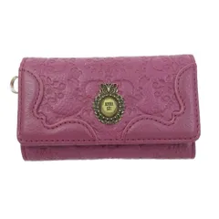 ANNA SUI アナスイ ヴィンテージローズ レザー 4連 キーケース【美品】【中古】