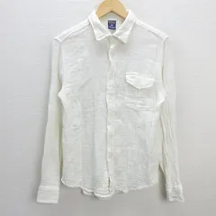 G■スラップショット/SLAP SHOT 長袖シャツ/コットン【M】白/men's/153【中古】■のサムネイル