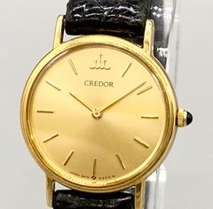 【新品電池交換済み】SEIKO セイコー CREDOR クレドール 5A70-0120 クォーツ 18KT K18 750