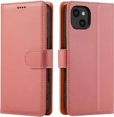 【J.DL直営店】 iPhone 13 ケース手帳型 13 スマホケース 携帯カバー PUレザー 耐衝撃 耐摩擦 全面保護 カード収納 スタンド機能 手触りが良い 人気 上質 6.1インチ対応（ピンク）