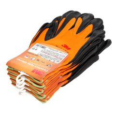 【迅速発送】3M スリーエム 作業用手袋 コンフォートグリップグローブ オレンジ Lサイズ 5双パック GLOVE-ORA-L-5P
