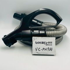 【簡易清掃済】東芝  （型番：VC-PH9(R)）　掃除機　ホース　管　蛇腹　じゃばら　スイッチ　クリーナー　TOSHIBA　（色：黒　ブラック　灰色　グレー）管理番号 C111