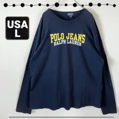 ラルフローレン/POLO JEANS Ralph Lauren★アーチロゴ/プリント★ロングスリーブTシャツ/ロンT★USAメンズL  #2501J105