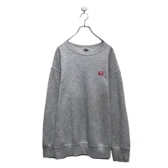 FRUIT OF THE LOOM プリント スウェット トレーナー フルーツオブザルーム Lホワイト 裏起毛 古着卸 アメリカ仕入 a605-7495