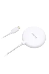 Anker PowerWave Magnetic Pad Lite（マグネット式ワイヤレス充電器） iPhone 15 / 14シリーズ ホワイト