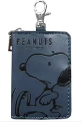 【三金商事】スマートキーケース スヌーピー ネイビー SN284