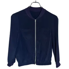 LO7 JILL STUART ジルスチュアート ジャケット アウター 薄手 ネイビー ブルゾン ジャンパー レディース S