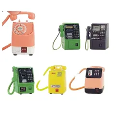 タカラトミーアーツ NTT東日本 NTT西日本 公衆電話ガチャコレクション 番外編 × 全6種セット フルコンプ ガチャガチャ カプセルトイ