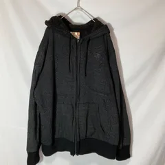 【Ocean Pacific】オーシャンパシフィック フルジップパーカー　モザイク柄　裏ボア　クロ　古着