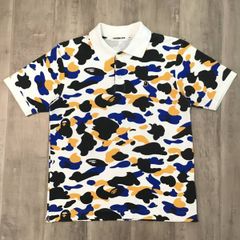 ★APE エイプ 初期 BAPESTA ベイプスタ スター ポロシャツ★ BAPE スター ポロシャツ Lサイズ a bathing ape BAPE sta エイプ