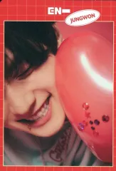 【中古】食玩 ステッカー・シール ジョンウォン(縁：赤) ノーマルシール 「ENHYPEN ツインウエハース」