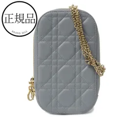 Christian Dior - LADY DIOR フォンホルダー  黄緑色値下げ交渉⭕️ Christian Dior - DIOR / Lady Dior フォンホルダー ショルダー