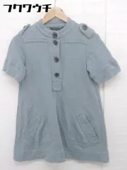 ◇ MARC BY MARC JACOBS ハーフボタン 半袖 ミニ ワンピース サイズS アイスグレー系 レディース  【1109150015601】