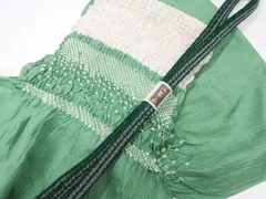 【一輝堂】リサイクル着物 和装小物 帯締め 帯揚げ セット 帯締 帯揚 中抜き絞り 平組 25w07-8529