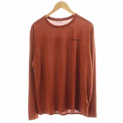 パタゴニア Patagonia 23AW キャプリーンクールデイリーグラフィックシャツ Cap Cool Daily Graphic Shirt Tシャツ カットソー 長袖 ロゴ L オレンジ 45190 /AN24