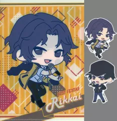 【中古】クリアファイル 幸村精市＆真田弦一郎 テニプリBEST FESTA!! 王者立海大 A5クリアファイル＆ステッカー2枚セット 「新テニスの王子様」