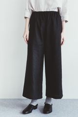 fod linen work ヒマニ　パンツ　ウールリネン　ブラック
