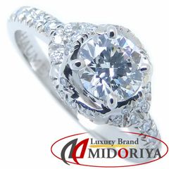 Pt900。リング、指輪。ルビー、ダイヤモンド。10.5号。中古です。 ルビー0.37ct ダイヤモンド0.26ct 10.5号 リング 指輪 Pt900